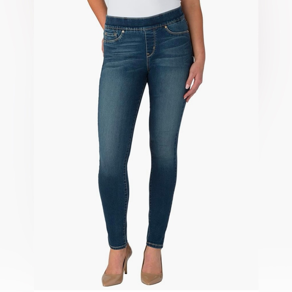 Levi Strauss Signature Gold Women's Totally Shaping Pull-on Skinny Jeans - W27